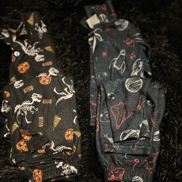 Other - Boys long sleeve button up PJ sets